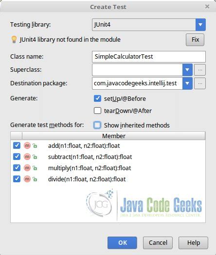 IntelliJ IDEA Create Test Tutorial 